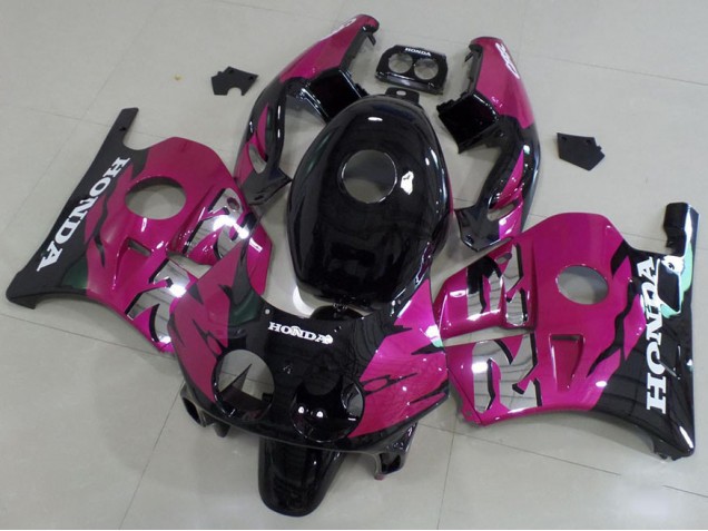1991-1998 Pink Black Honda CBR250RR MC22 Motor Fairings 1991-1998 Pink Black Honda CBR250RR MC22 Motor Fairings