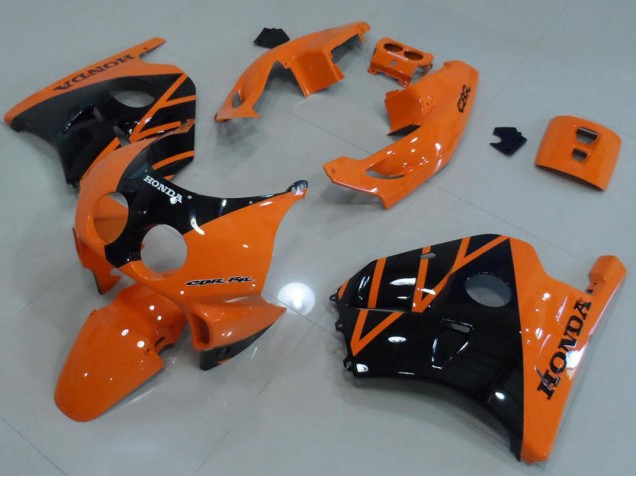1991-1998 Orange Black Honda CBR250RR MC22 Motorcycle Fairings Kit 1991-1998 Orange Black Honda CBR250RR MC22 Motorcycle Fairings Kit