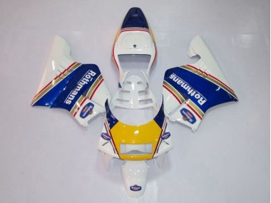 1994-1996 Yellow White Blue Honda NSR250 MC28 P4 Replacement Motorcycle Fairings