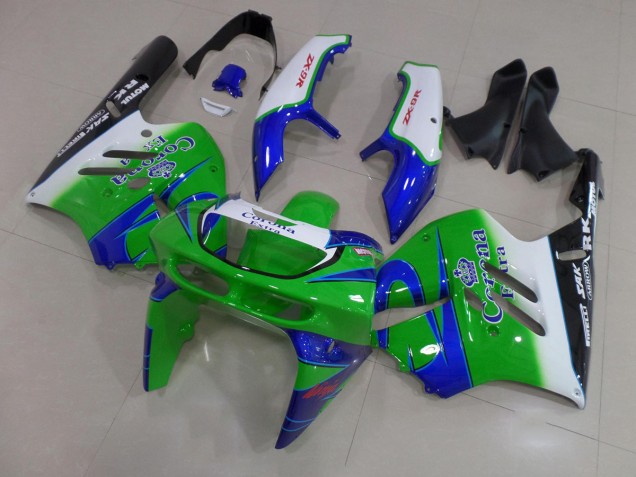 1994-1997 Green Corona Kawasaki ZX9R Motorcycle Bodywork 1994-1997 Green Corona Kawasaki ZX9R Motorcycle Bodywork