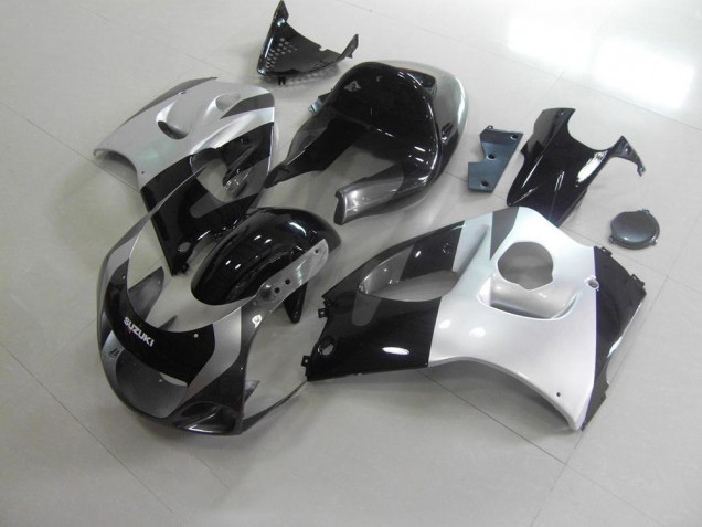 1996-2000 Silver Grey No Decals Suzuki GSXR 600 Replacement Fairings 1996-2000 Silver Grey No Decals Suzuki GSXR 600 Replacement Fairings