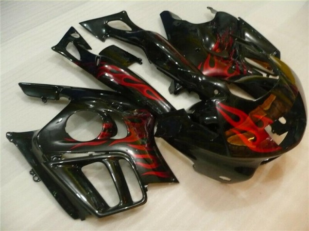 1995-1998 Black Red Flame Honda CBR600 F3 Motorcycle Fairing 1995-1998 Black Red Flame Honda CBR600 F3 Motorcycle Fairing