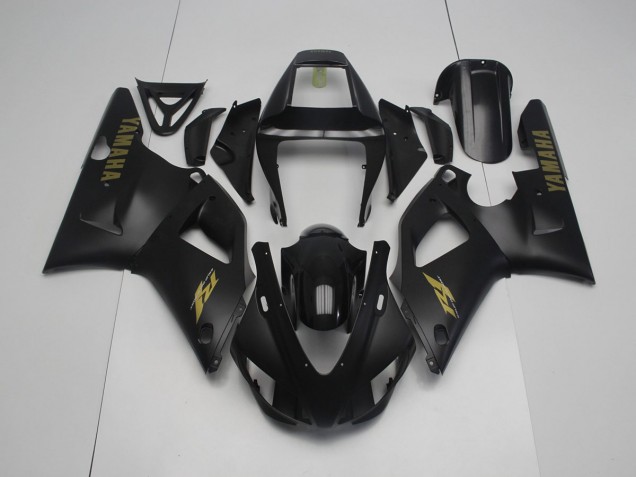 1998-1999 Matte Black Yellow Yamaha YZF R1 Motorcycle Fairing Kit 1998-1999 Matte Black Yellow Yamaha YZF R1 Motorcycle Fairing Kit