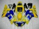 1998-2002 Yellow Blue Yamaha YZF R6 Moto Fairings 1998-2002 Yellow Blue Yamaha YZF R6 Moto Fairings
