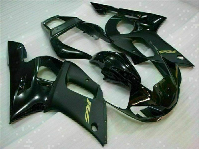 1998-2002 Black Yamaha YZF R6 Motorcycle Replacement Fairings 1998-2002 Black Yamaha YZF R6 Motorcycle Replacement Fairings