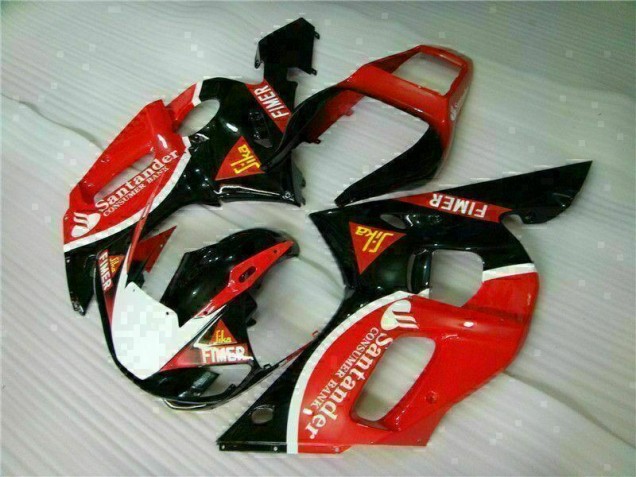 1998-2002 Red Black Yamaha YZF R6 Motorcyle Fairings 1998-2002 Red Black Yamaha YZF R6 Motorcyle Fairings