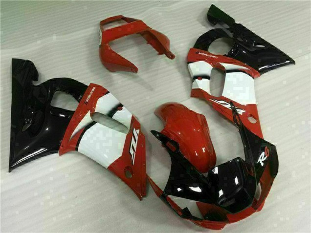 1998-2002 Red White Yamaha YZF R6 Motor Fairings 1998-2002 Red White Yamaha YZF R6 Motor Fairings
