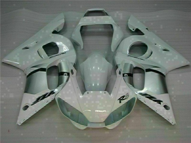 1998-2002 White Yamaha YZF R6 Motorbike Fairing 1998-2002 White Yamaha YZF R6 Motorbike Fairing