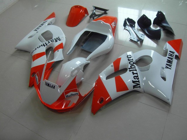 1998-2002 White Red Marlboro Yamaha YZF R6 Motorbike Fairing 1998-2002 White Red Marlboro Yamaha YZF R6 Motorbike Fairing