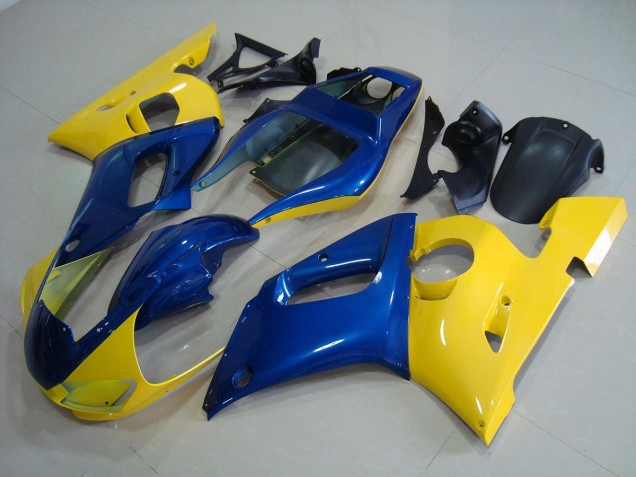 1998-2002 Yellow Blue Yamaha YZF R6 Motorcycle Fairing Kit & Bodywork 1998-2002 Yellow Blue Yamaha YZF R6 Motorcycle Fairing Kit & Bodywork