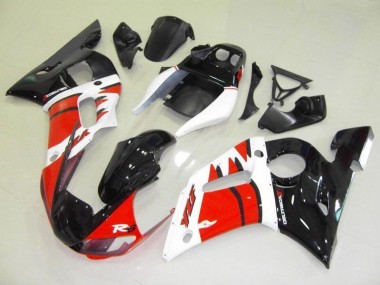 1998-2002 Red White Black Yamaha YZF R6 Motorbike Fairing