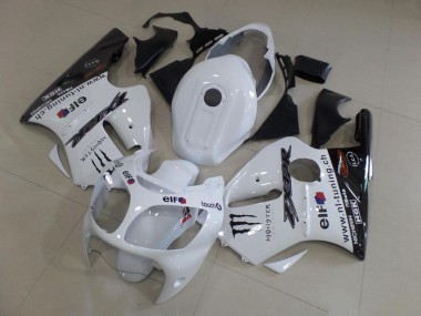 2000-2001 White Kawasaki ZX12R Motorbike Fairing Kits