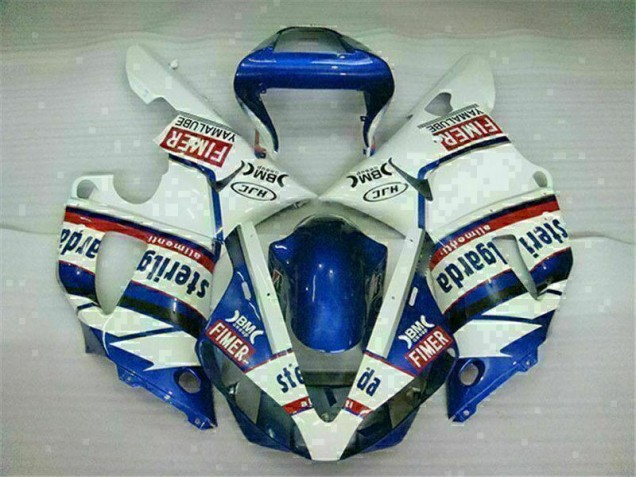 2000-2001 Blue White Yamaha YZF R1 Replacement Fairings 2000-2001 Blue White Yamaha YZF R1 Replacement Fairings