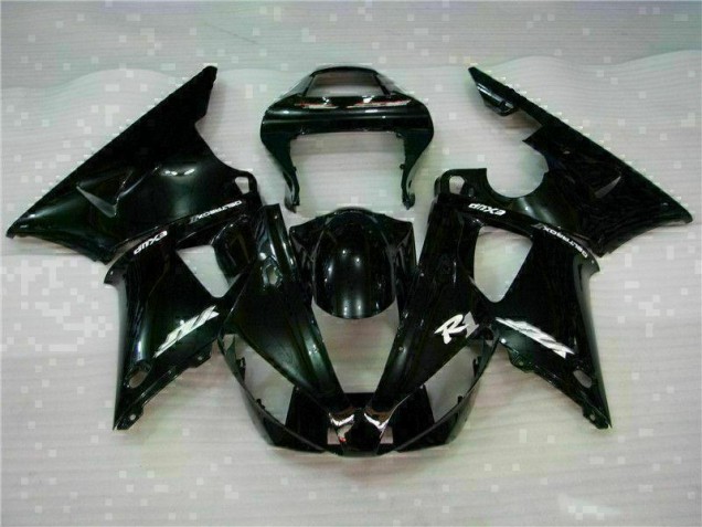 2000-2001 Black Yamaha YZF R1 Motorcycle Fairing Kit 2000-2001 Black Yamaha YZF R1 Motorcycle Fairing Kit