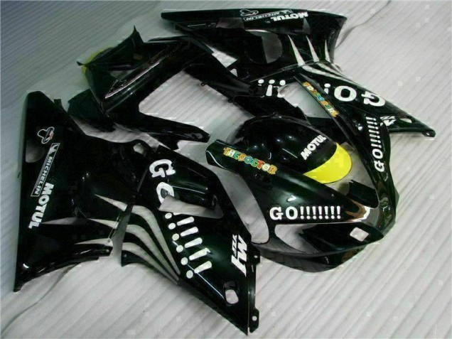2000-2001 Black Yamaha YZF R1 Bike Fairing 2000-2001 Black Yamaha YZF R1 Bike Fairing
