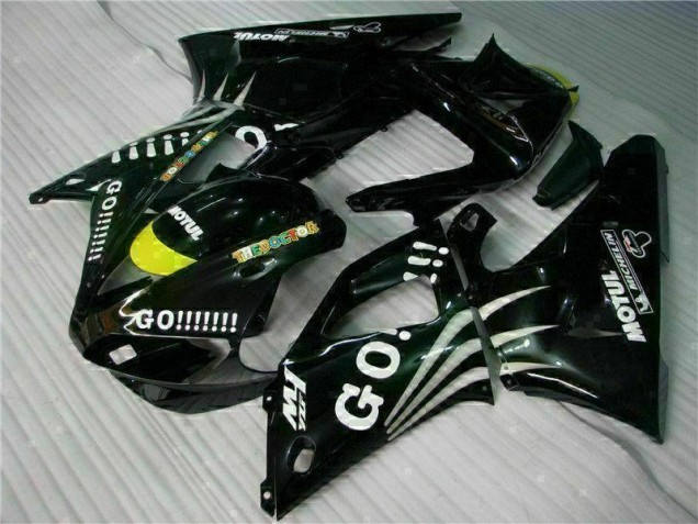 2000-2001 Black Yamaha YZF R1 Bike Fairing 2000-2001 Black Yamaha YZF R1 Bike Fairing