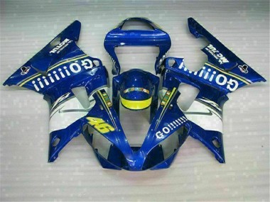 2000-2001 Blue Yamaha YZF R1 Motor Bike Fairings