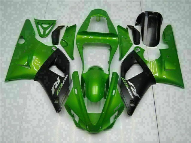 2000-2001 Green Yamaha YZF R1 Motorcyle Fairings 2000-2001 Green Yamaha YZF R1 Motorcyle Fairings