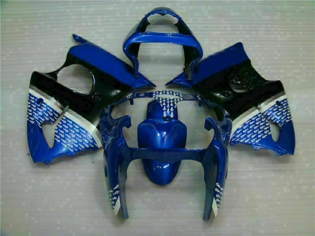 2000-2002 Blue Kawasaki ZX6R Motorcylce Fairings