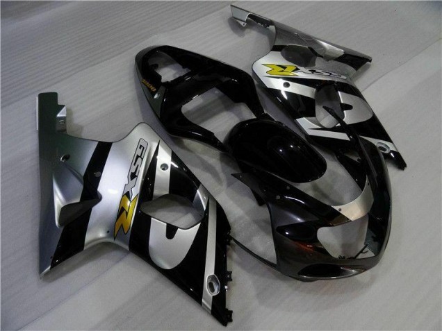 2000-2002 Silver Black Suzuki GSXR 1000 Motor Fairings 2000-2002 Silver Black Suzuki GSXR 1000 Motor Fairings