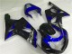 2000-2002 Blue Black Suzuki GSXR 1000 Motorcycle Fairings Kit 2000-2002 Blue Black Suzuki GSXR 1000 Motorcycle Fairings Kit