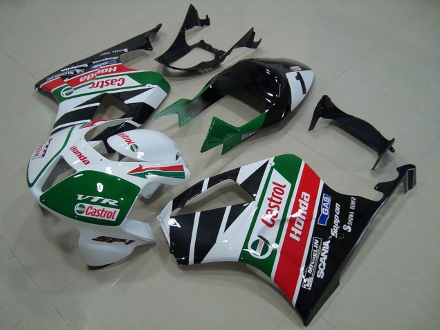 2000-2006 Castrol Honda VTR1000 Motorcycle Fairing Kit 2000-2006 Castrol Honda VTR1000 Motorcycle Fairing Kit
