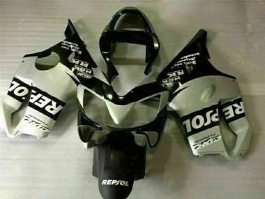 2001-2003 Black Silver Repsol Honda CBR600 F4i Motorcycle Replacement Fairings