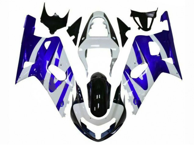 2001-2003 Blue White Suzuki GSXR 600/750 Motorcylce Fairings 2001-2003 Blue White Suzuki GSXR 600/750 Motorcylce Fairings