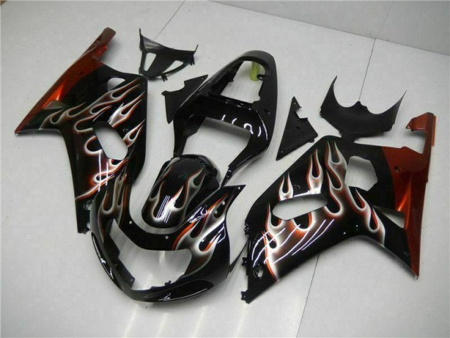 2001-2003 Black Suzuki GSXR 600/750 Motorcycle Bodywork 2001-2003 Black Suzuki GSXR 600/750 Motorcycle Bodywork