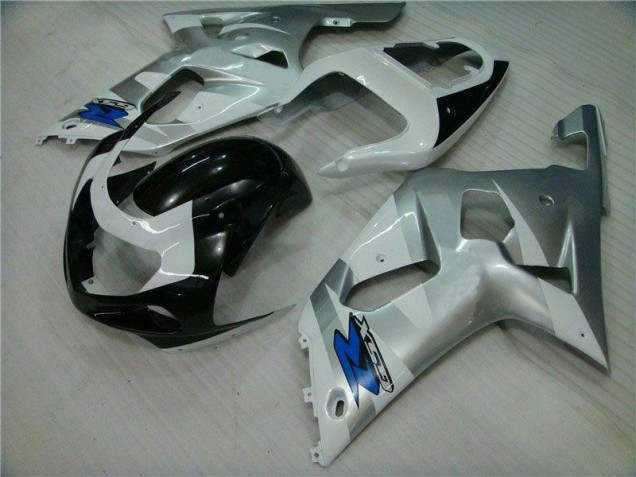 2001-2003 Silver Black Suzuki GSXR 600/750 Motorbike Fairing Kits 2001-2003 Silver Black Suzuki GSXR 600/750 Motorbike Fairing Kits