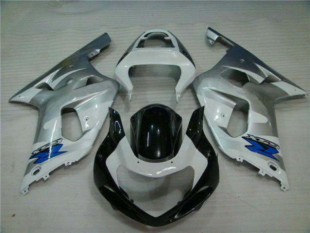 2001-2003 Silver Black Suzuki GSXR 600/750 Motorbike Fairing Kits 2001-2003 Silver Black Suzuki GSXR 600/750 Motorbike Fairing Kits