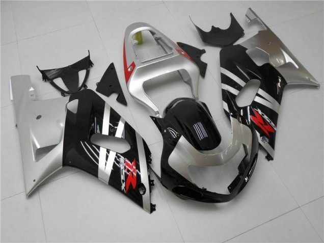 2001-2003 Silver Suzuki GSXR 600/750 Motorcycle Fairings Kits 2001-2003 Silver Suzuki GSXR 600/750 Motorcycle Fairings Kits