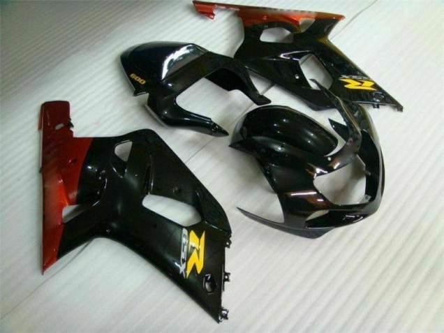 2001-2003 Black Suzuki GSXR 600/750 Moto Fairings 2001-2003 Black Suzuki GSXR 600/750 Moto Fairings