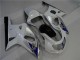 2001-2003 White Silver Suzuki GSXR 600/750 Bike Fairings 2001-2003 White Silver Suzuki GSXR 600/750 Bike Fairings