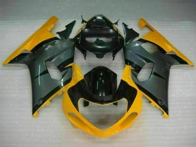 2001-2003 Black Yellow Suzuki GSXR 600/750 Bike Fairing 2001-2003 Black Yellow Suzuki GSXR 600/750 Bike Fairing