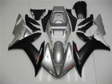2002-2003 Silver Black Yamaha YZF R1 Motorbike Fairings