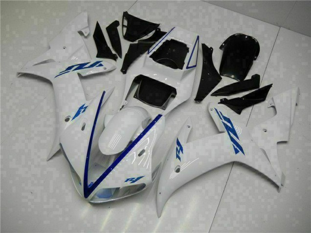 2002-2003 White Yamaha YZF R1 Motorbike Fairing & Bodywork 2002-2003 White Yamaha YZF R1 Motorbike Fairing & Bodywork