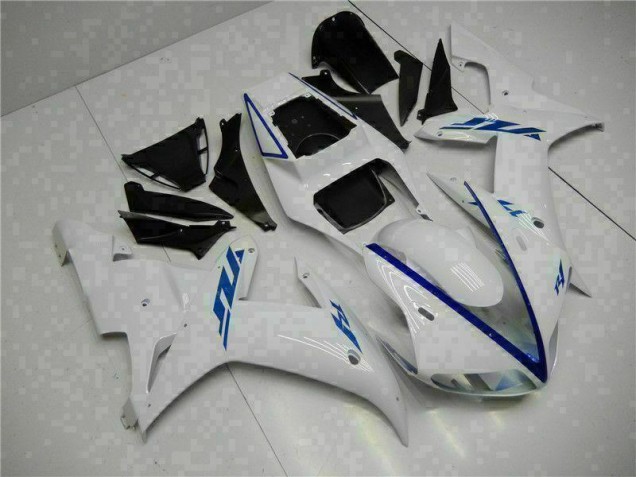 2002-2003 White Yamaha YZF R1 Motorbike Fairing & Bodywork 2002-2003 White Yamaha YZF R1 Motorbike Fairing & Bodywork