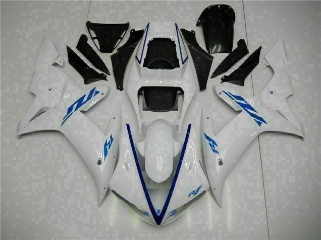 2002-2003 White Yamaha YZF R1 Motorbike Fairing & Bodywork 2002-2003 White Yamaha YZF R1 Motorbike Fairing & Bodywork