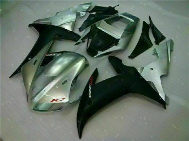 2002-2003 Silver Black Yamaha YZF R1 Motorbike Fairing Kits