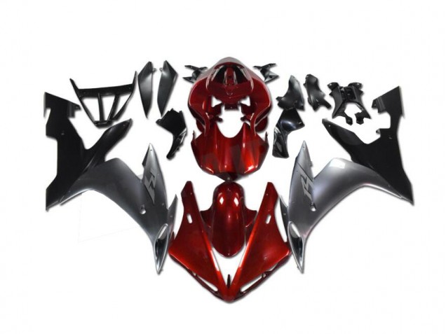2002-2003 Red Grey Black Yamaha YZF R1 Motorcyle Fairings 2002-2003 Red Grey Black Yamaha YZF R1 Motorcyle Fairings