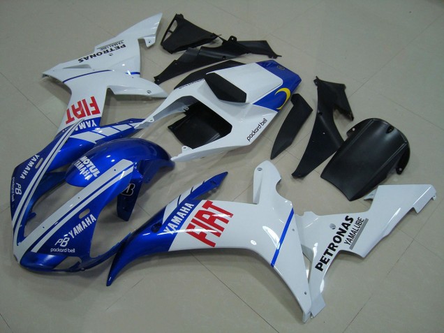 2002-2003 Blue White Yamaha YZF R1 Motorcycle Fairings Kit 2002-2003 Blue White Yamaha YZF R1 Motorcycle Fairings Kit