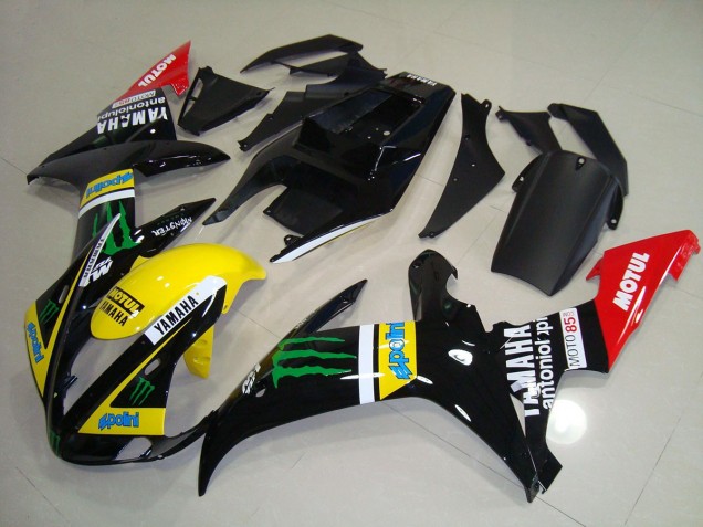 2002-2003 Monster Drink Graphic Yamaha YZF R1 Motorbike Fairings 2002-2003 Monster Drink Graphic Yamaha YZF R1 Motorbike Fairings
