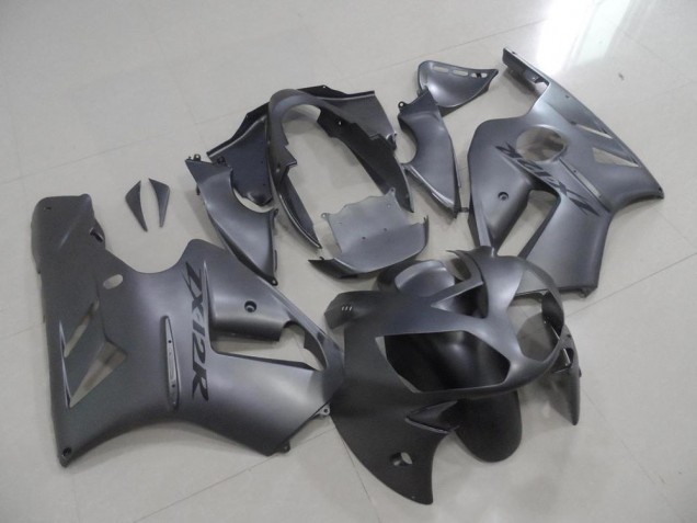 2002-2006 Matte Grey Kawasaki ZX12R Motorcycle Fairings Kit 2002-2006 Matte Grey Kawasaki ZX12R Motorcycle Fairings Kit