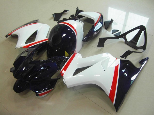 2002-2013 White Dark Blue Honda VFR800 Motorbike Fairing 2002-2013 White Dark Blue Honda VFR800 Motorbike Fairing
