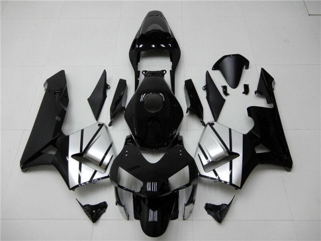 2003-2004 Black Silver Honda CBR600RR Bike Fairing 2003-2004 Black Silver Honda CBR600RR Bike Fairing
