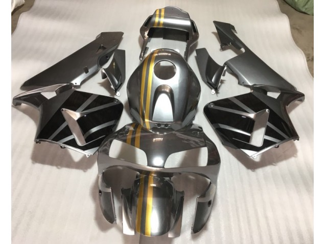 2003-2004 Silver Gold Black Honda CBR600RR Replacement Motorcycle Fairings 2003-2004 Silver Gold Black Honda CBR600RR Replacement Motorcycle Fairings