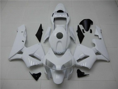 Aftermarket 2003-2004 Glossy White Honda CBR600RR Motorcycle Fairings Kit