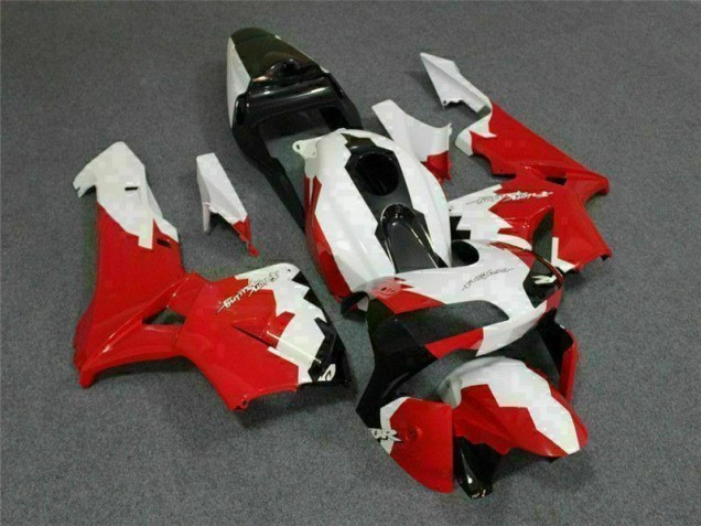 2003-2004 Red White Honda CBR600RR Replacement Motorcycle Fairings 2003-2004 Red White Honda CBR600RR Replacement Motorcycle Fairings