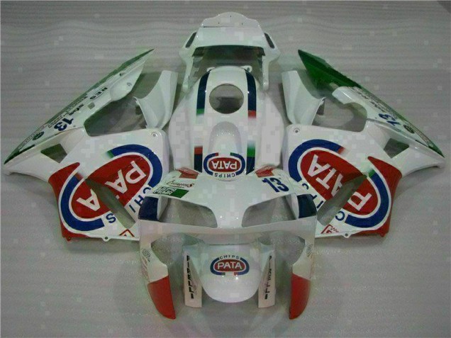 2003-2004 White Honda CBR600RR Motor Bike Fairings & Bodywork 2003-2004 White Honda CBR600RR Motor Bike Fairings & Bodywork